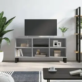 Tv Skapītis, Pelēka Ozolkoka, 103,5X30X50 Cm, Inženierijas Koks Vidaxl