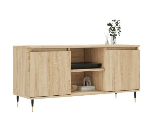 Tv Skapītis, Ozolkoka Krāsa, 104X35X50 Cm, Inženierijas Koks Vidaxl