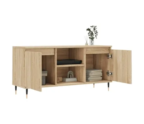 Tv Skapītis, Ozolkoka Krāsa, 104X35X50 Cm, Inženierijas Koks Vidaxl