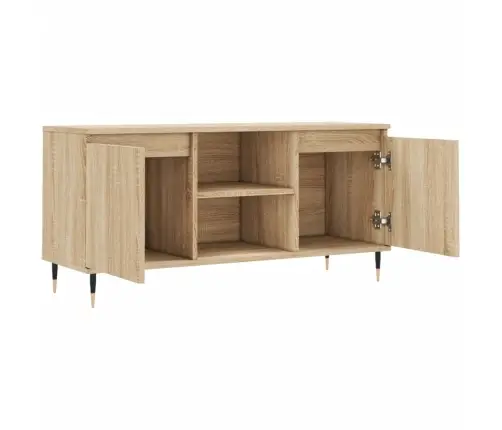 Tv Skapītis, Ozolkoka Krāsa, 104X35X50 Cm, Inženierijas Koks Vidaxl