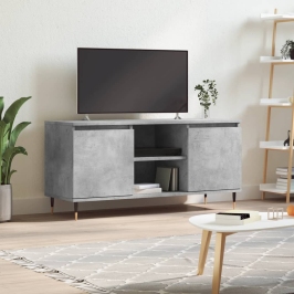 Tv Skapītis, Betona Pelēks, 104X35X50 Cm, Inženierijas Koks Vidaxl