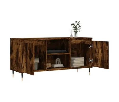 Televizoriaus Spintelė, Dūminio Ąžuolo, 104X35X50cm Mediena