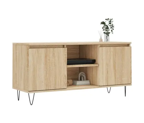 Televizoriaus Spintelė, Sonoma Ąžuolo, 104X35X50cm Mediena