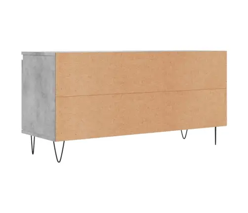 Tv Skapītis, Betona Pelēks, 104X35X50 Cm, Inženierijas Koks Vidaxl