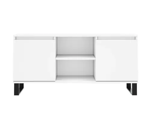 Tv Skapītis, Balts, 104X35X50 Cm, Inženierijas Koks Vidaxl