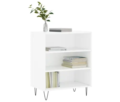 Plaukts, Balts, 57X35X70 Cm, Inženierijas Koks Vidaxl