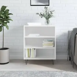 Plaukts, Balts, 57X35X70 Cm, Inženierijas Koks Vidaxl