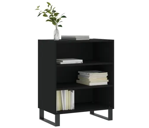 Puhvetkapp, Must, 57 X 35 X 70 cm Tehispuit