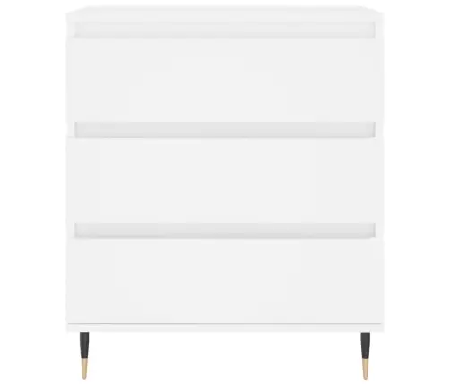 Šoninė Spintelė, Baltos Spalvos, 60X35X70cm Apdirbta Mediena