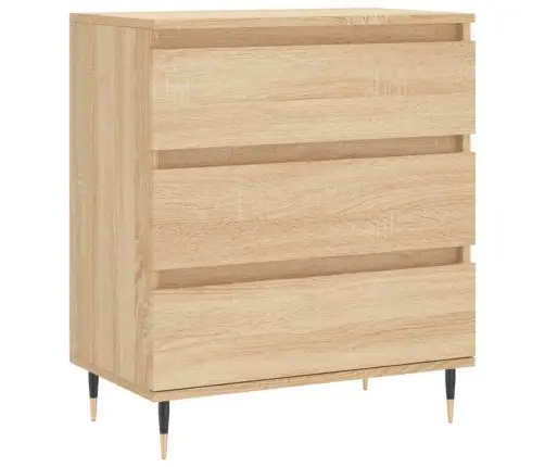 Kumode, Ozolkoka Krāsā, 60X35X70 Cm, Inženierijas Koks Vidaxl