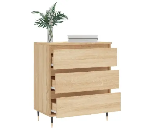 Kumode, Ozolkoka Krāsā, 60X35X70 Cm, Inženierijas Koks Vidaxl