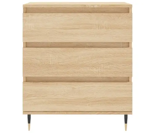 Kumode, Ozolkoka Krāsā, 60X35X70 Cm, Inženierijas Koks Vidaxl