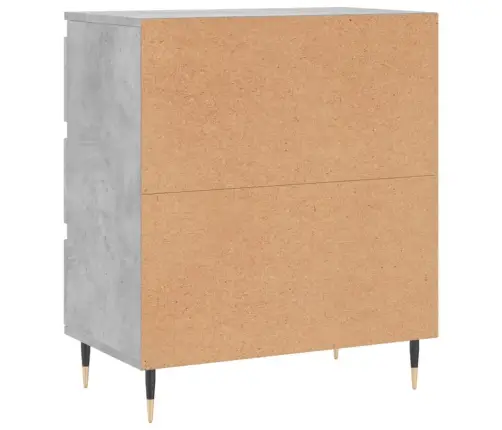 Plaukts, Betona Pelēks, 60X35X70 Cm, Inženierijas Koks Vidaxl