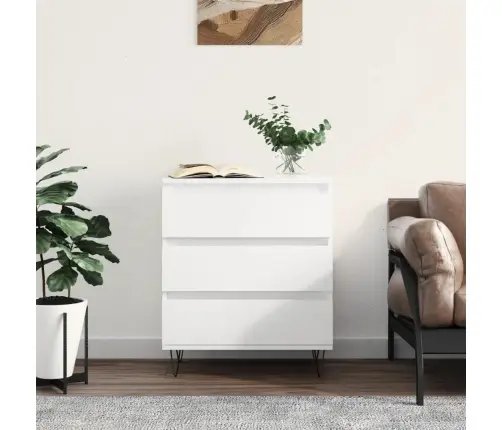 Puhvetkapp, Valge, 60 X 35 X 70 cm Tehispuit