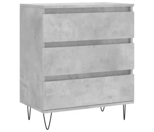 Šoninė Spintelė, Betono Pilka, 60X35X70cm Apdirbta Mediena