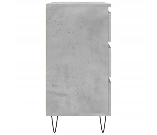 Šoninė Spintelė, Betono Pilka, 60X35X70cm Apdirbta Mediena