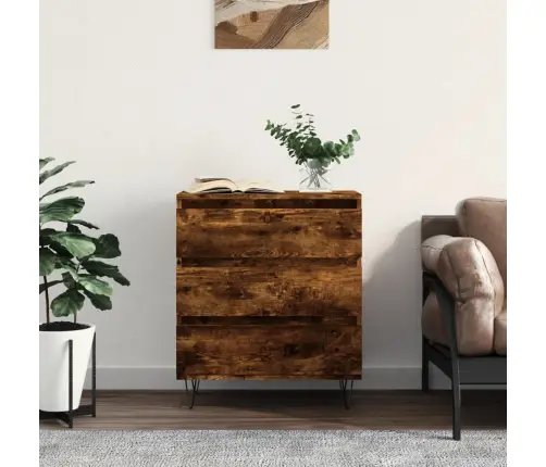 Kumode, Ozolkoka Krāsa, 60X35X70 Cm, Inženierijas Koks Vidaxl