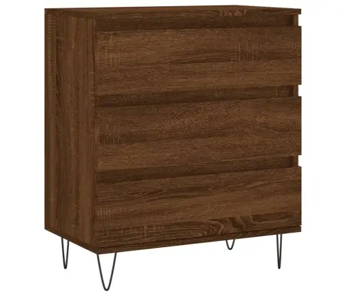 Kumode, Ozolkoka Krāsa, 60X35X70 Cm, Inženierijas Koks Vidaxl