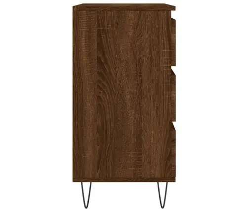 Kumode, Ozolkoka Krāsa, 60X35X70 Cm, Inženierijas Koks Vidaxl