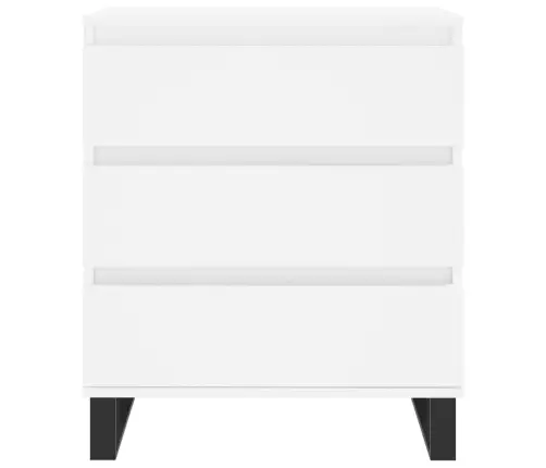 Kumode, Balta, 60X35X70 Cm, Inženierijas Koks Vidaxl