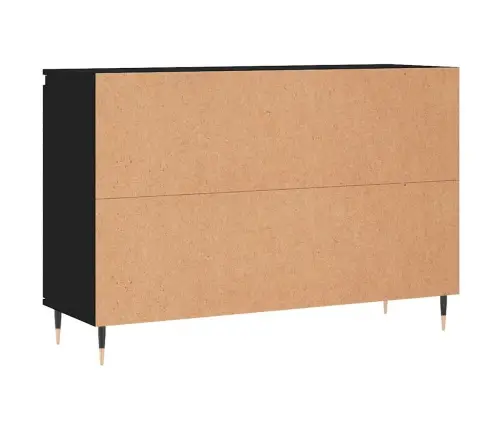 Puhvetkapp, Must, 101,5 X 35 X 70 cm Tehispuit