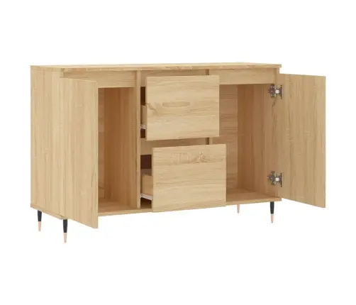 Kumode, Ozolkoka Krāsā, 104X35X70 Cm, Inženierijas Koks Vidaxl