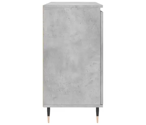 Kumode, Betona Pelēka, 104X35X70 Cm, Inženierijas Koks Vidaxl