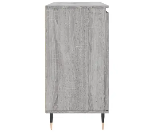 Kumode, Pelēka Ozolkoka, 104X35X70 Cm, Inženierijas Koks Vidaxl