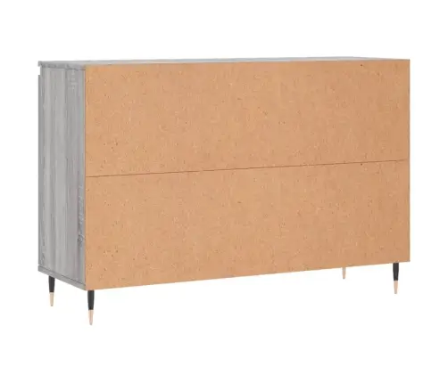 Kumode, Pelēka Ozolkoka, 104X35X70 Cm, Inženierijas Koks Vidaxl