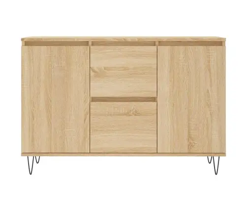 Šoninė Spintelė, Sonoma Ąžuolo, 101,5X35X70cm Apdirbta Mediena