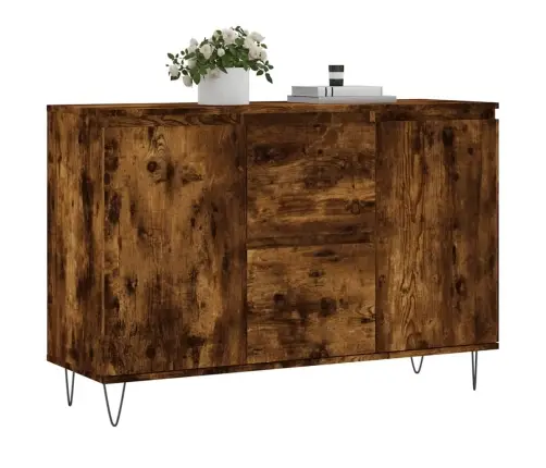 Kumode, Ozolkoka Krāsa, 104X35X70 Cm, Inženierijas Koks Vidaxl