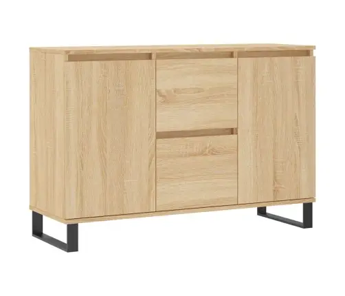 Kumode, Ozolkoka Krāsā, 101,5X35X70 Cm, Inženierijas Koks Vidaxl