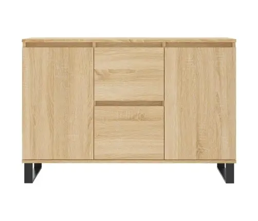 Kumode, Ozolkoka Krāsā, 101,5X35X70 Cm, Inženierijas Koks Vidaxl