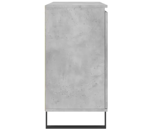 Kumode, Betona Pelēka, 101,5X35X70 Cm, Inženierijas Koks Vidaxl