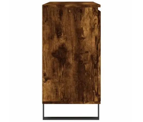 Šoninė Spintelė, Dūminio Ąžuolo, 101,5X35X70cm Apdirbta Mediena