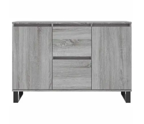 Šoninė Spintelė, Pilka Ąžuolo, 101,5X35X70cm Apdirbta Mediena