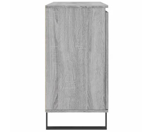 Šoninė Spintelė, Pilka Ąžuolo, 101,5X35X70cm Apdirbta Mediena