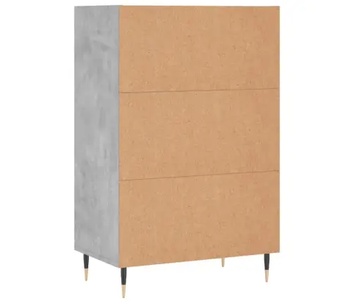 Augstais Skapītis, Betonpelēks, 57X35X90 Cm, Inženierijas Koks Vidaxl Augstais Skapītis, Betonpelēks, 57X35X90 Cm, Inženierijas Koks Vidaxl