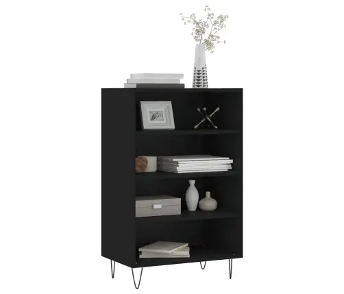 Kõrge Kapp, Must, 57 X 35 X 90 cm Tehispuit