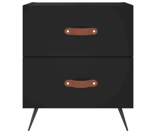 Öökapid 2 Tk, Must, 40 X 35 X 47,5 cm Tehispuit