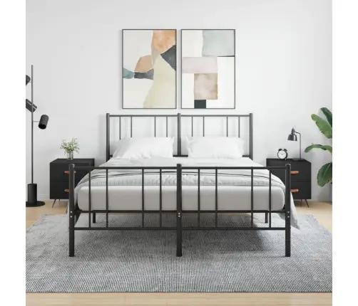 Öökapid 2 Tk, Must, 40 X 35 X 47,5 cm Tehispuit