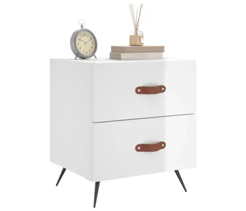 Naktsskapīši, 2 Gab., Balti, 40X35X47,5 Cm, Inženierijas Koks Vidaxl Naktsskapīši, 2 Gab., Balti, 40X35X47,5 Cm, Inženierijas Koks Vidaxl