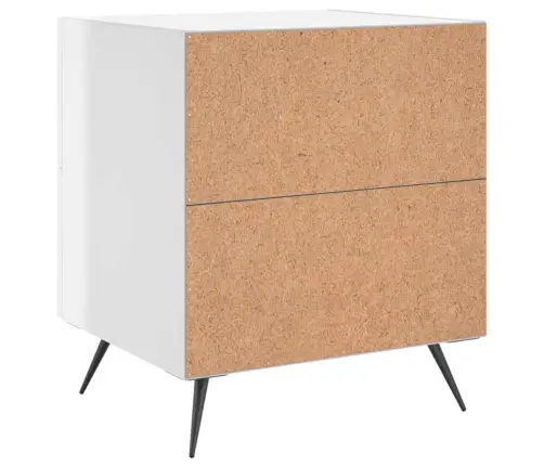 Naktsskapīši, 2 Gab., Balti, 40X35X47,5 Cm, Inženierijas Koks Vidaxl Naktsskapīši, 2 Gab., Balti, 40X35X47,5 Cm, Inženierijas Koks Vidaxl