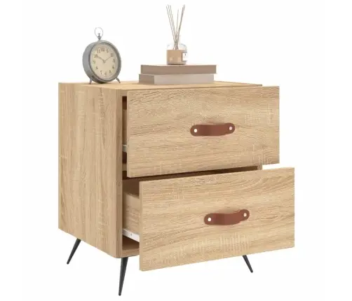 Öökapid 2 Tk, Sonoma Tamm, 40 X 35 X 47,5 cm Tehispuit