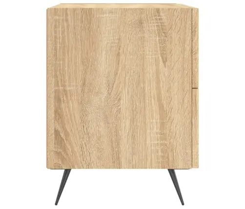 Öökapid 2 Tk, Sonoma Tamm, 40 X 35 X 47,5 cm Tehispuit