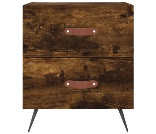 Naktsskapīši, 2 Gb., Ozolkoka, 40X35X47,5 Cm, Inženierijas Koks Vidaxl