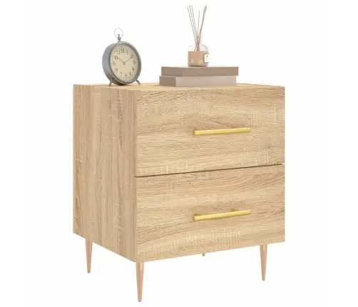 Naktsskapītis, Ozolkoka Krāsa, 40X35X47,5 Cm, Inženierijas Koks Vidaxl