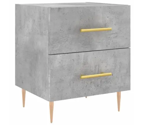 Naktsskapīši, Pelēki, 2 Gab., 40X35X47,5 Cm, Inženierijas Koks Vidaxl