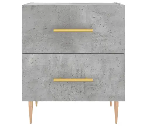 Naktsskapīši, Pelēki, 2 Gab., 40X35X47,5 Cm, Inženierijas Koks Vidaxl