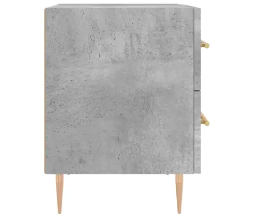 Naktsskapīši, Pelēki, 2 Gab., 40X35X47,5 Cm, Inženierijas Koks Vidaxl